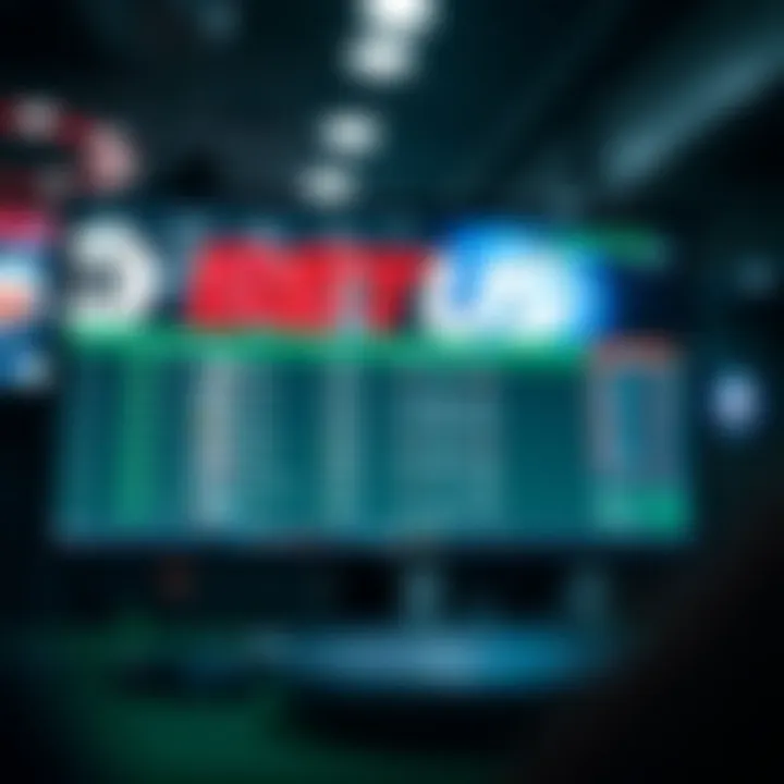 Visual representation of BetUS online betting interface