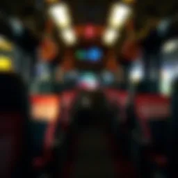 Comfortable bus seating for a relaxing journey