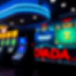 Bovada logo and online gaming interface
