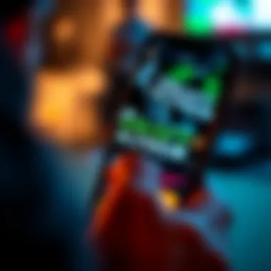 DraftKings App on Smartphone A close-up of a smartphone with the DraftKings app open