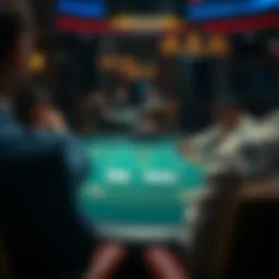 Visual representation of Triple Draw Poker table setup
