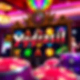 Showcasing the vibrant design of Yggdrasil slots with intricate graphics