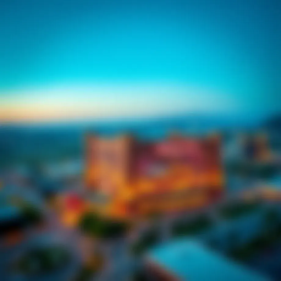 Aerial view of Mohegan Sun at Pocono showcasing its grandeur.