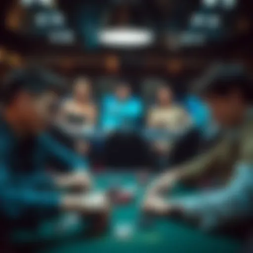 Strategic poker training session