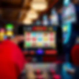 Virtual slot machine interface on iPhone