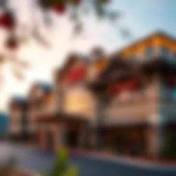 Exterior view of Saganing Eagles Landing Casino Hotel showcasing its architectural design