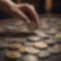 Visual representation of sweeps coins