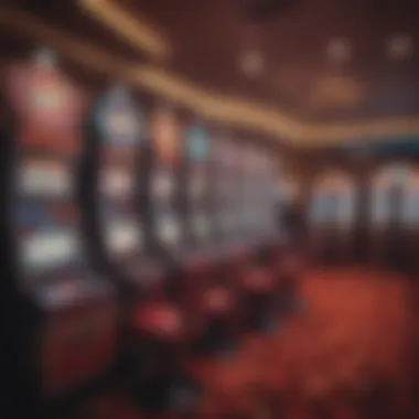 Themed Gaming Machines in Casinos Interior of a casino showcasing various themed gaming machines