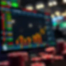 Visual representation of betting trends analysis